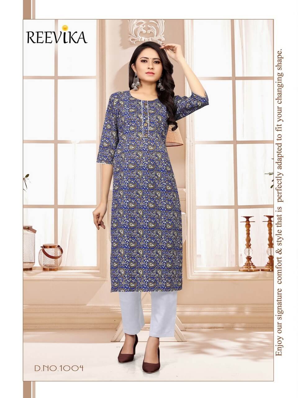 Reevika Aaina Formal Wear Kurtis Catalog In Wholesale Price, Purchase Full Catalog Of Reevika Aaina In Wholesale Price Online