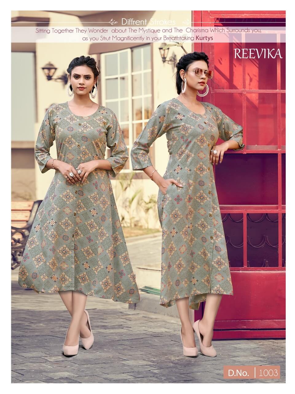 Reevika Princess Rayon Kurtis Wholesale Catalog, Buy Full Catalog of Reevika Princess Rayon Kurtis At Wholesale Price