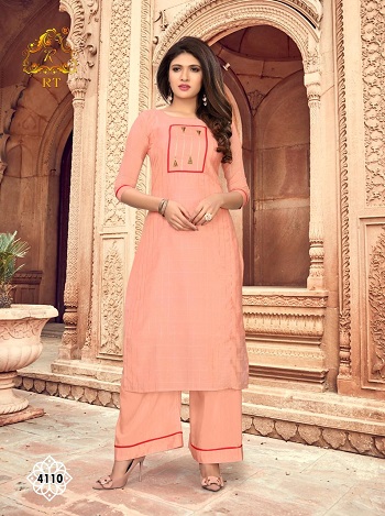 Rijiya Trends RT Launches New Kurti With Plazzo Catalogue RT Glossy. Rijiya Trends RT Glossy Soft Chanderi Kurti Top With Soft Chanderi Plazzo. Rijiya Trends RT Glossy Catalog With Chanderi Top With Inner and Chanderi Bottom Wholesale Catalogue. Buy Rijiya Trends Rt Glossy 6 Pairs Catalogue at wholesale rate Online For Business. Order Rijiya Trends RT Glossy Kurtis From Surat, Ahmedabad, Vadodara Textile Market In Bulk Rate Online 