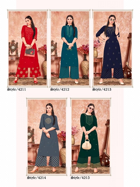 Rijiya Trends Swarovski vol 3 wholesale kurtis catalogue. Rijiya Trends RT Launches new Georgette kurtis with plazzo wholesale catalogue from surat kurtis manufacuurer bazar online. Rijiya Trends Presents new Georgette kurtis with Daimomd work and plazzo with foil print pattern and style catalog. One can buy this RT Kurtis with Plazzo set in wholesale direct from textile market of Gujarat online for retail business of ladies dresses and kurtis