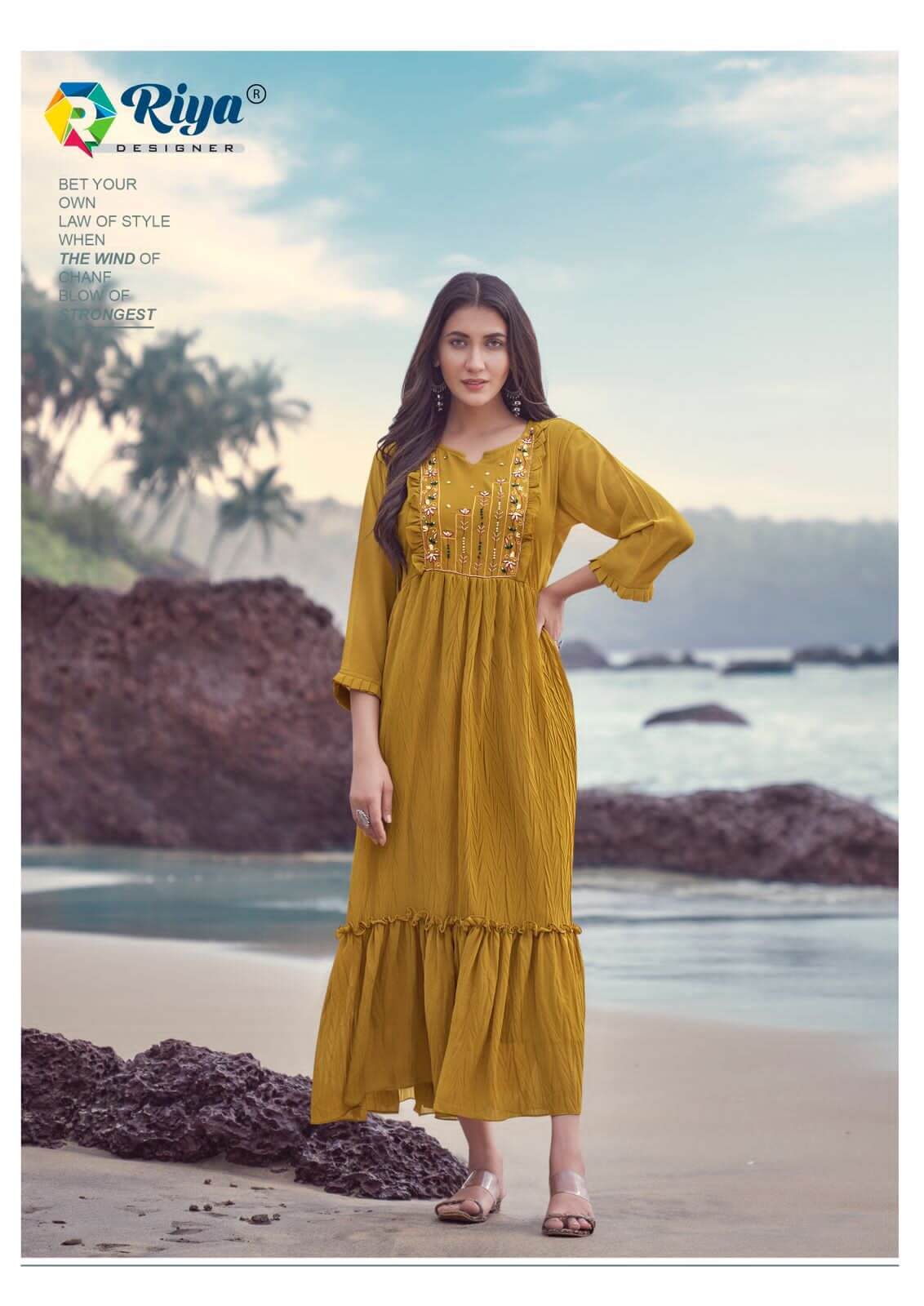 Riya Designer Artery Georgette Kurtis Wholesale Catalog, Buy Full Catalog of Riya Designer Artery Georgette Kurtis At Wholesale Price