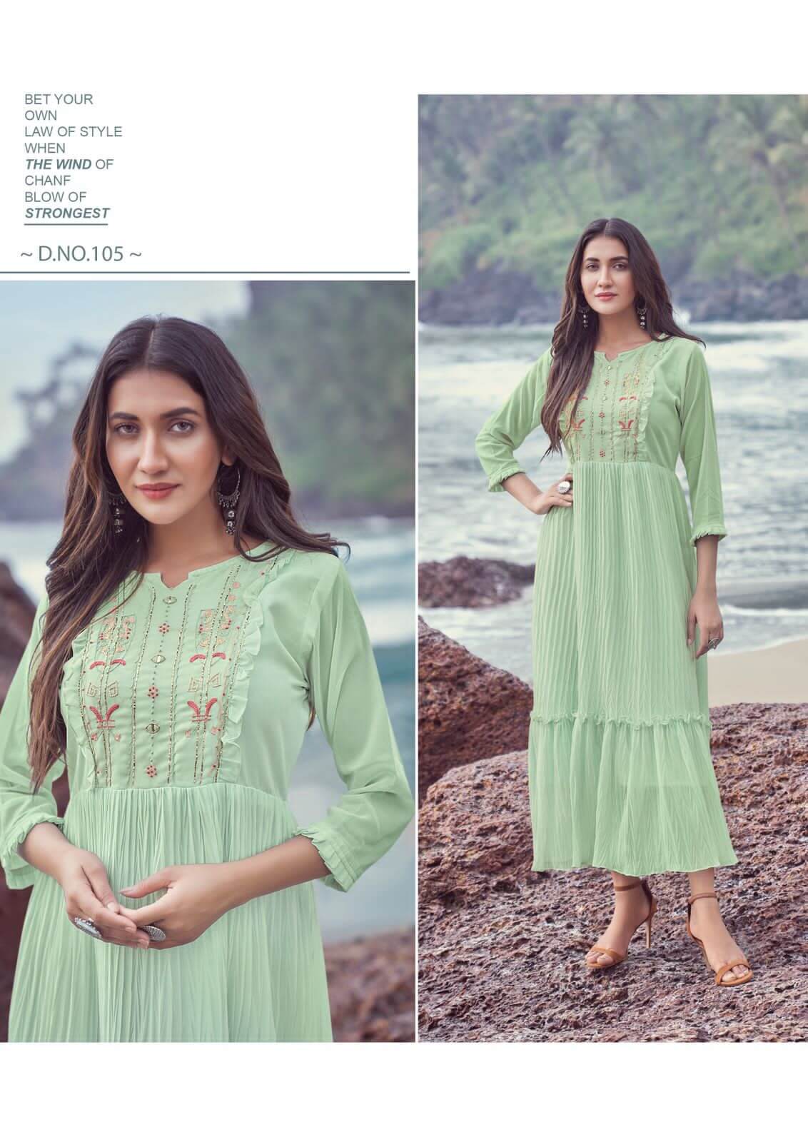 Riya Designer Artery Georgette Kurtis Wholesale Catalog, Buy Full Catalog of Riya Designer Artery Georgette Kurtis At Wholesale Price