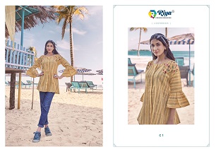 Riya Coaster Western Top Wholesale Collection, Buy Full Catalog of Riya Coaster Western Top At Wholesale Price