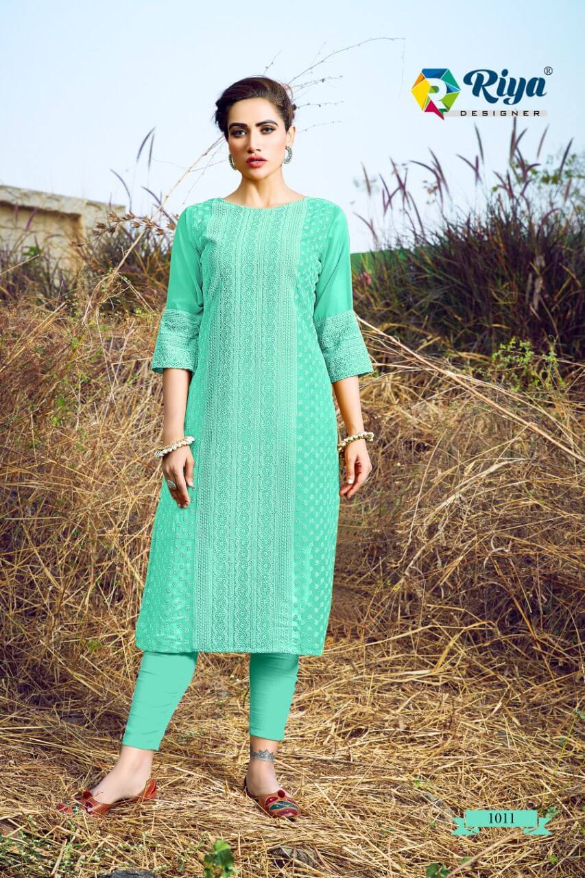 Riya Designer Shifali Kurtis Wholesale Catalog. Purchase Full Catalog of Kurtis In Wholesale Price Online