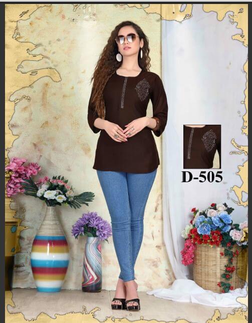 Riyaa Aloka Stylish Short Top Catalog In Wholesale Price. Purchase Full Catalog of Riyaa Aloka In Wholesale Price Online