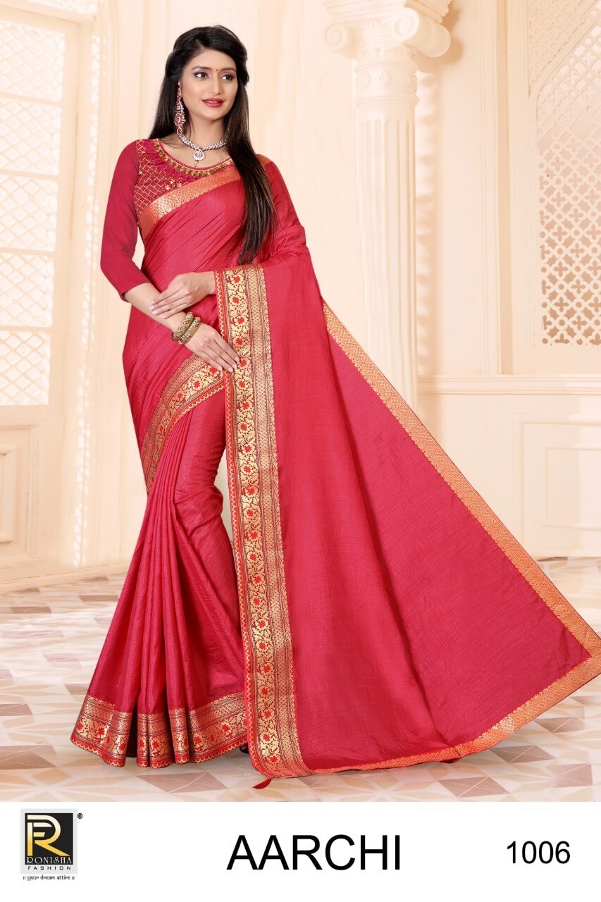 Ronisa Aarchi Silk Sarees Catalog In Wholesale Price. Purchse full Catalog In Wholesale Price Online