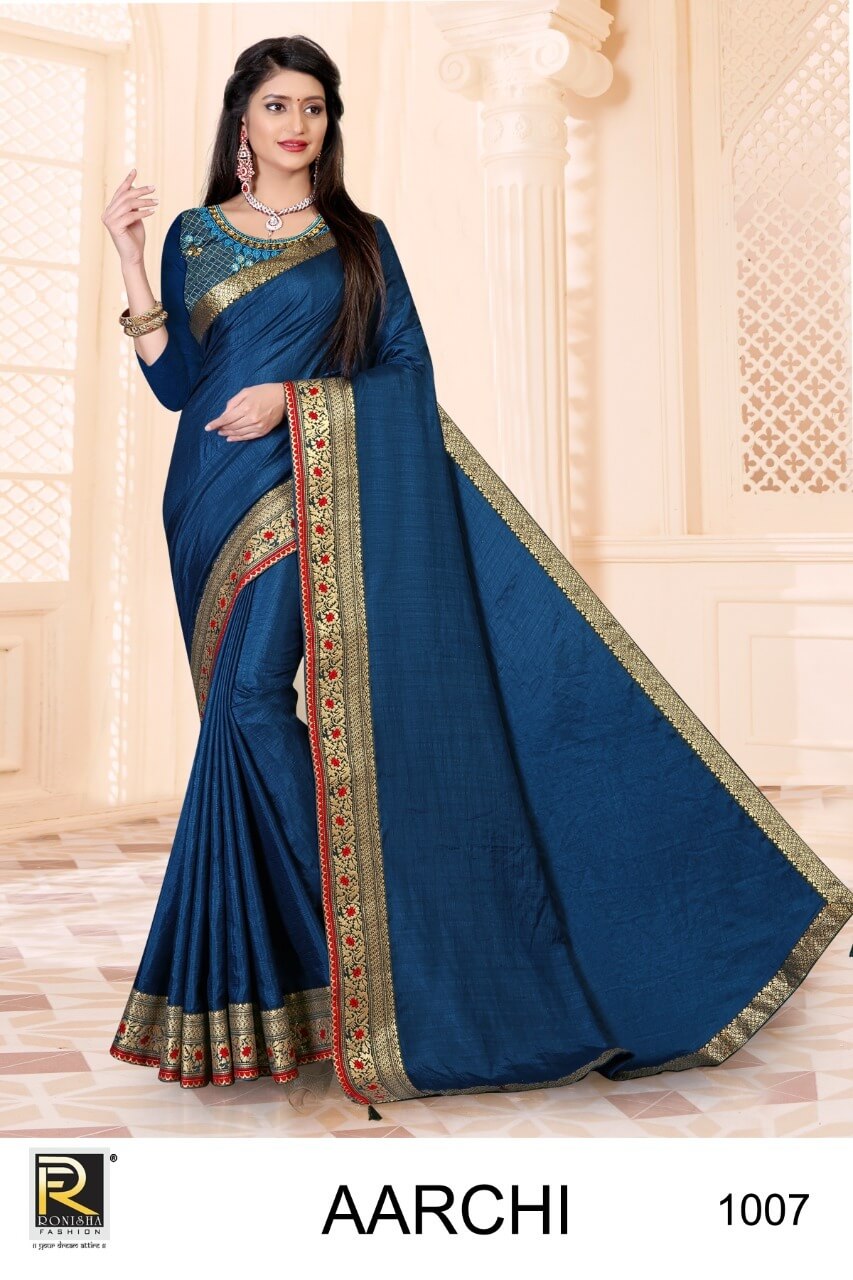 Ronisa Aarchi Silk Sarees Catalog In Wholesale Price. Purchse full Catalog In Wholesale Price Online