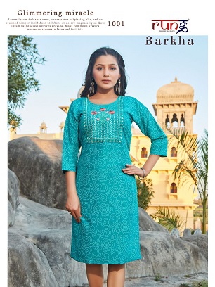 Rung Barkha Rayon Kurti Wholesale Collection, Buy Full Catalog of Rung Barkha Rayon Kurti At Wholesale Price