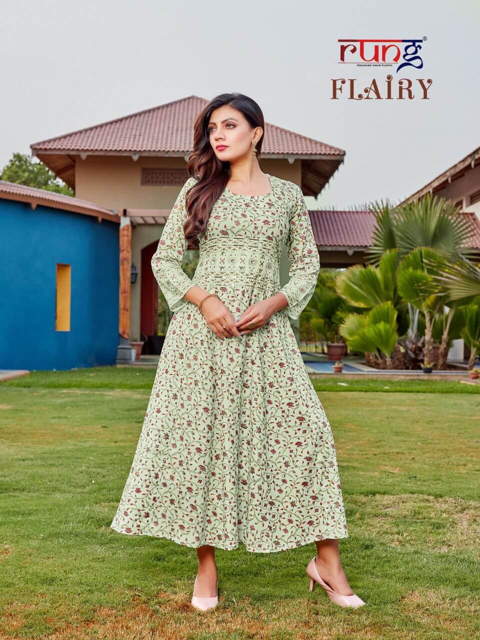 Rung Flairy Gown Catalog In Wholesale Price. Purchase Full Catalog of Rung Flairy Catalog in Wholesale Rate