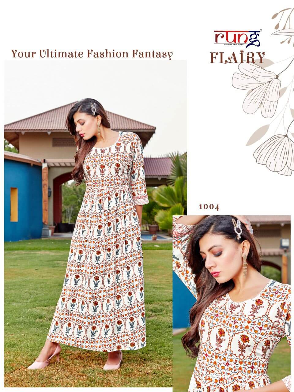 Rung Flairy Gown Catalog In Wholesale Price. Purchase Full Catalog of Rung Flairy Catalog in Wholesale Rate