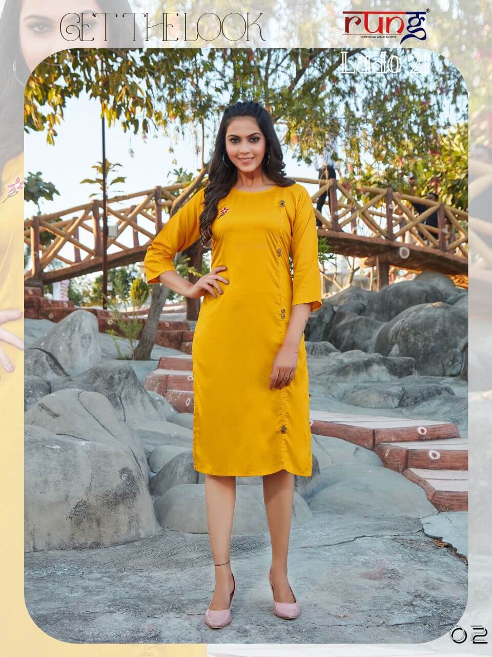 Rung Lado Vol 21 Rayon Kurtis Wholesale Catalog, Buy Full Catalog of Rung Lado Vol 21 Rayon Kurtis At Wholesale Price