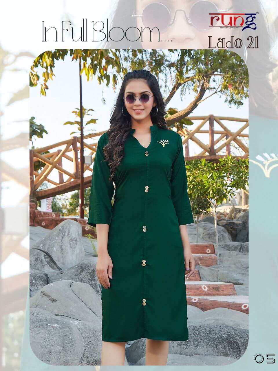 Rung Lado Vol 21 Rayon Kurtis Wholesale Catalog, Buy Full Catalog of Rung Lado Vol 21 Rayon Kurtis At Wholesale Price