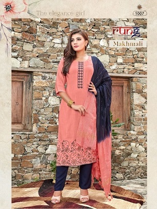 Rung Makhmali Kurtis Pant with Dupatta wholesale catalog, Buy Full catalog of Rung Makhmali Kurtis Pant with Dupatta at wholesale price