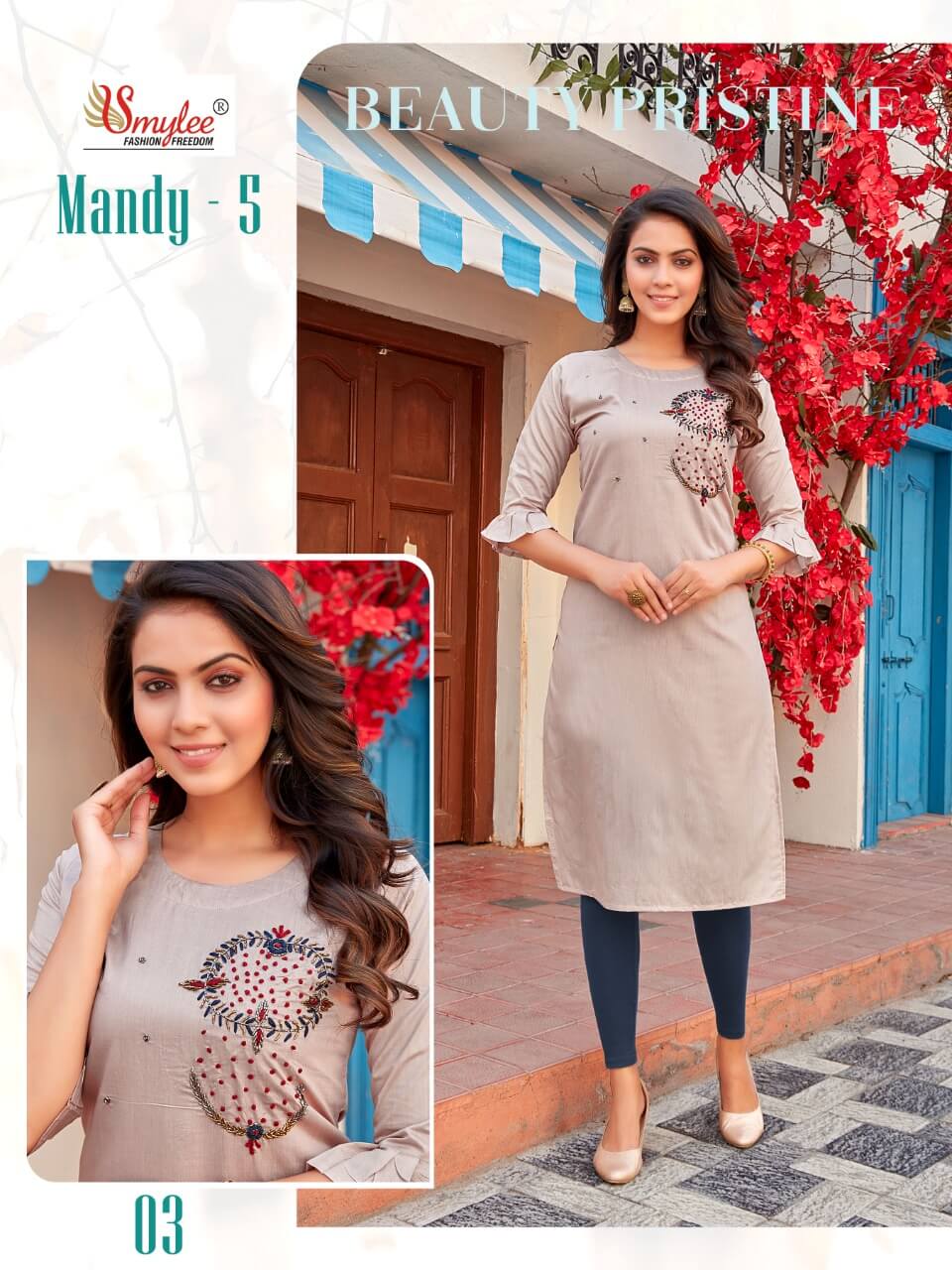 Rung Mandy Vol 5 Modal Silk Kurti Catalog In Wholesale Price. Purchase Full Catalog of Rung Mandy Vol 5 In Wholesale Price Online