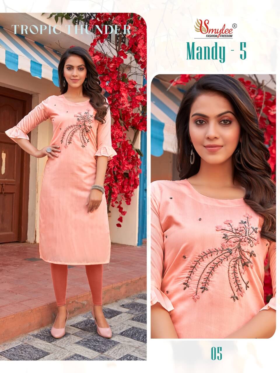 Rung Mandy Vol 5 Modal Silk Kurti Catalog In Wholesale Price. Purchase Full Catalog of Rung Mandy Vol 5 In Wholesale Price Online