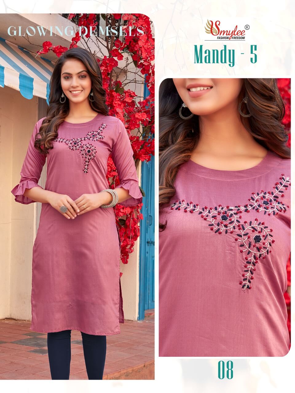 Rung Mandy Vol 5 Modal Silk Kurti Catalog In Wholesale Price. Purchase Full Catalog of Rung Mandy Vol 5 In Wholesale Price Online