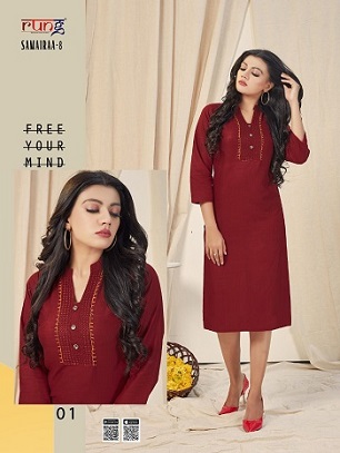 Rung Samairaa vol 8 Kurtis wholesale catalog