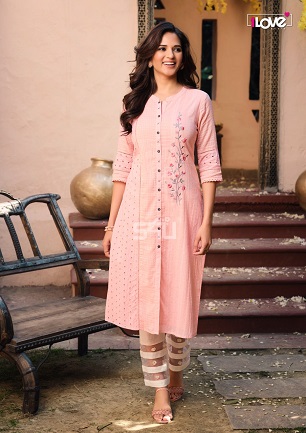 S4U Schiffli Kurtas Wholesale Collection, Buy Full Catalog of S4U Schiffli Kurtas At Wholesale Price