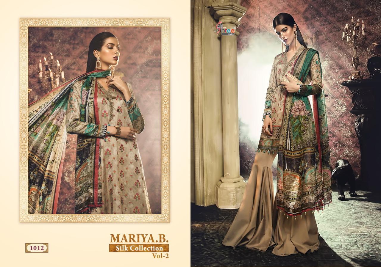 Shree Fabs Mariya.B. Dress Material Catalogue. Order Shree Fabs Surat Mariya B Catalogue In Wholesale Online. Order Mariya B. 6 Designs Wholesale Party Wear  Dress Material Catalogue at Best And Cheapest Rate Online. Purchase Women Dress Material Mariya.B. Dress Material From Surat Textile Market Gujarat