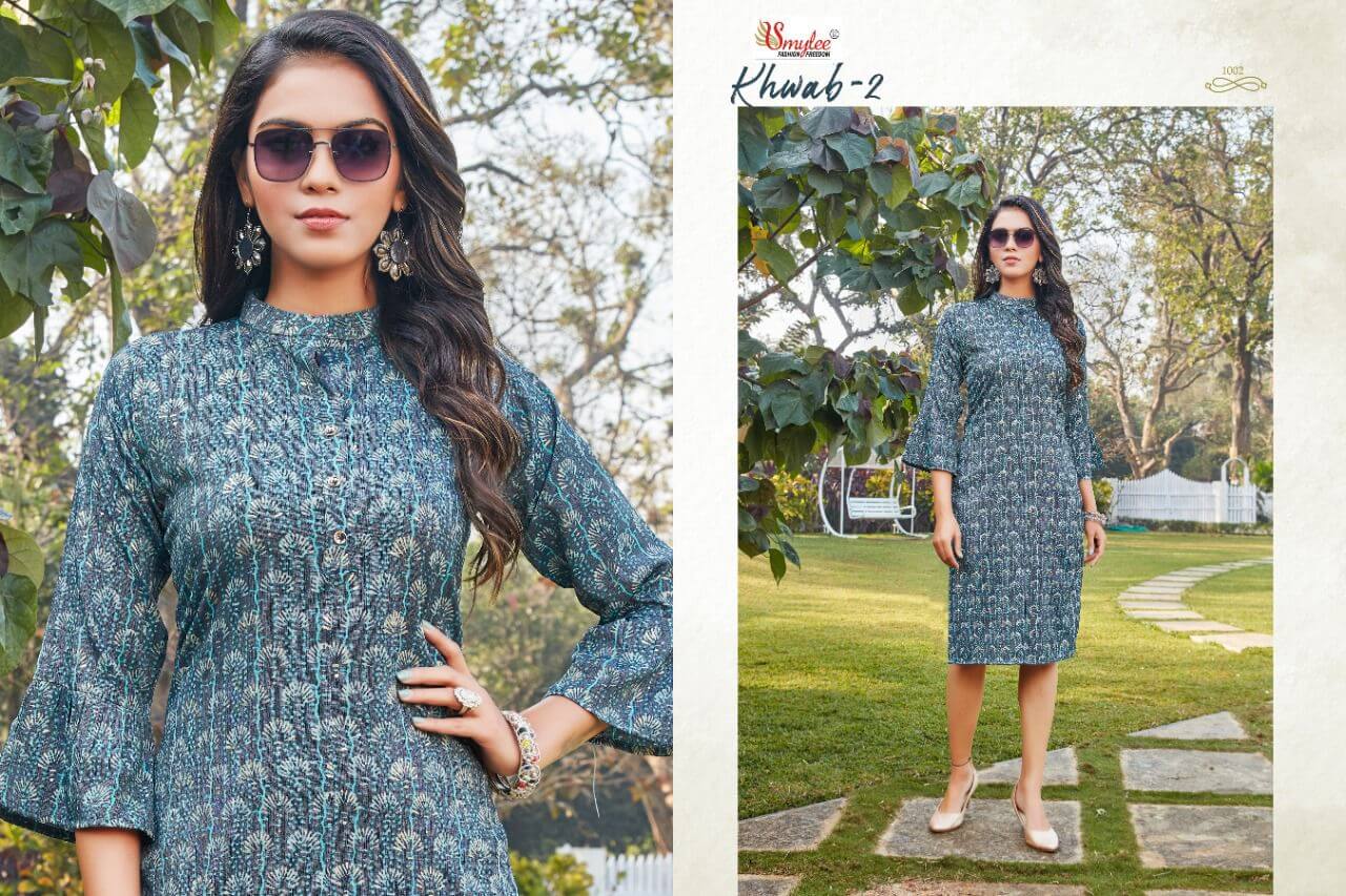 Smylee Khwab Vol 2 Rayon Kurtis Wholesale Catalog, Buy Full Catalog of Smylee Khwab Vol 2 Rayon Kurtis At Wholesale Price