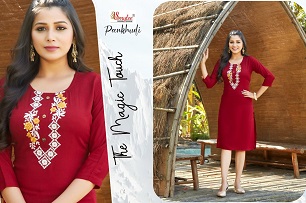 Smylee Pankhudi Kurtis Wholesale Collection, Buy Full Catalog of Smylee Pankhudi Kurtis At Wholesale Price