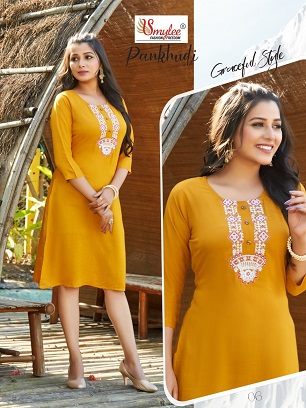 Smylee Pankhudi Kurtis Wholesale Collection, Buy Full Catalog of Smylee Pankhudi Kurtis At Wholesale Price