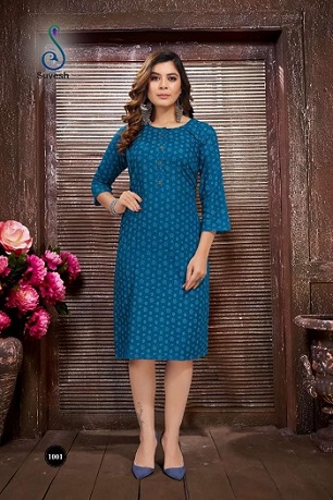 Suvesh Zubeda Vol 5 Fancy Kurtis Wholesale Catalog