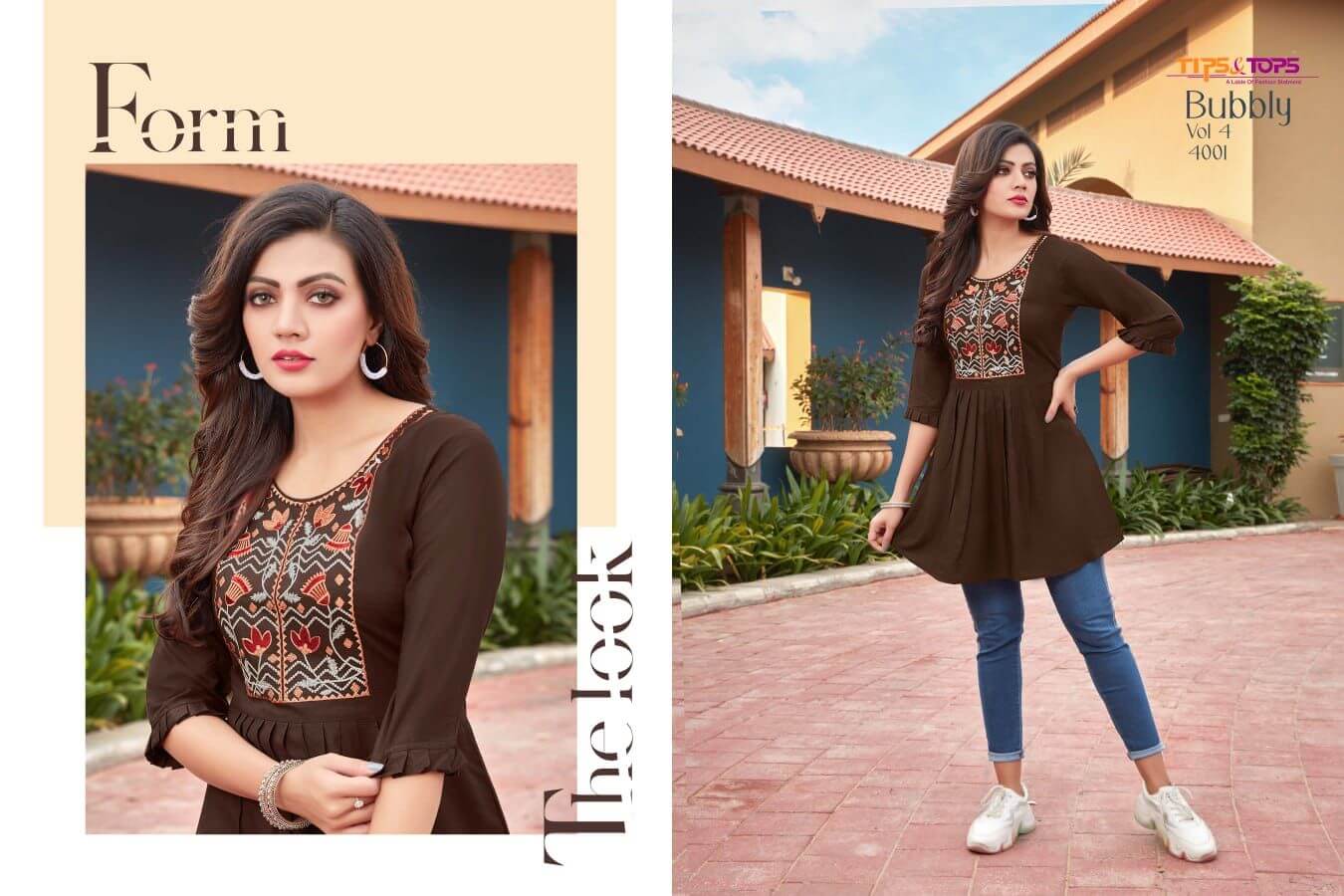 Tips And Tops Bubbly Vol 4 Rayon Western Tops Wholesale Catalog, Buy Full Catalog of Tips And Tops Bubbly Vol 4 Rayon Western Tops At Wholesale Price