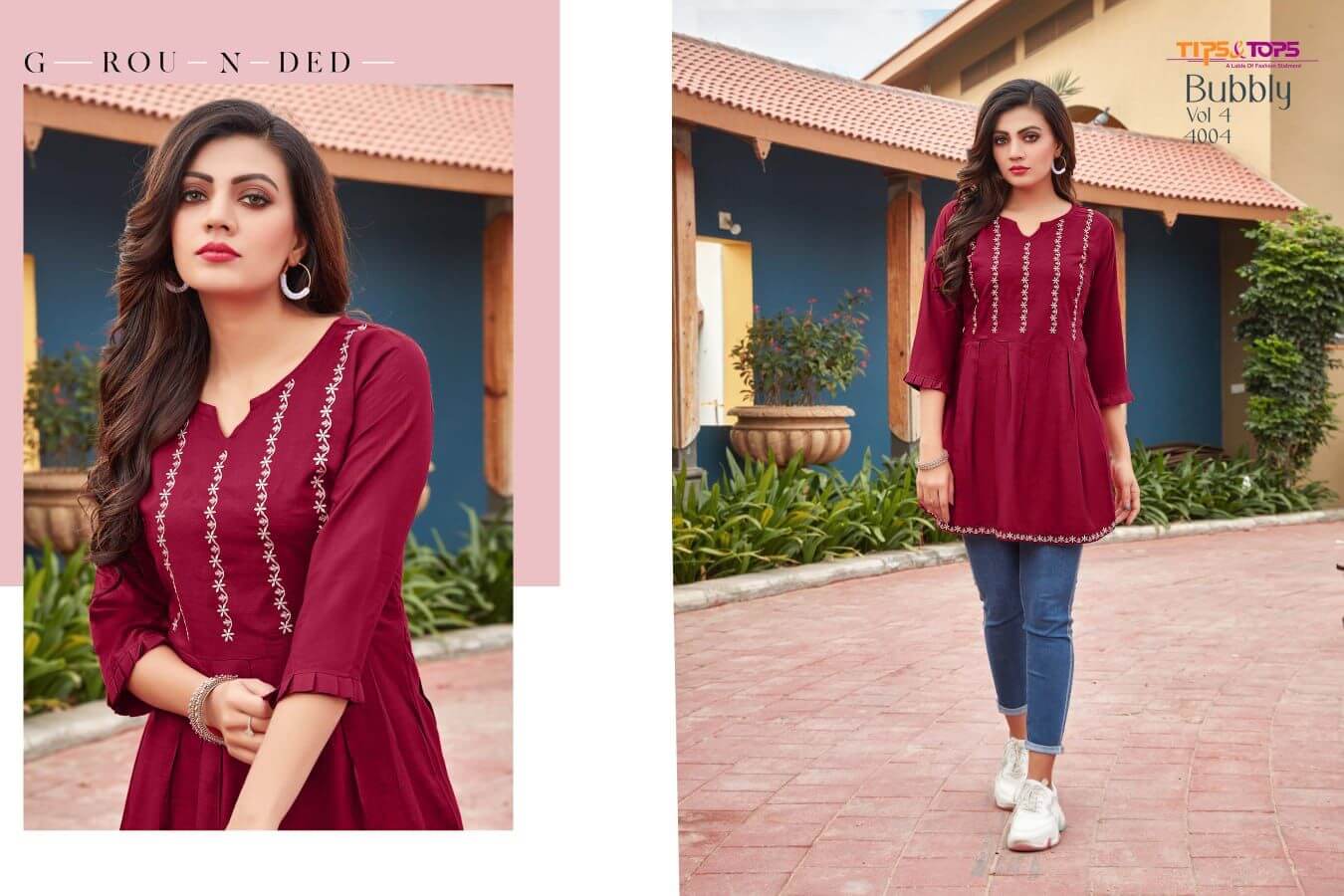 Tips And Tops Bubbly Vol 4 Rayon Western Tops Wholesale Catalog, Buy Full Catalog of Tips And Tops Bubbly Vol 4 Rayon Western Tops At Wholesale Price