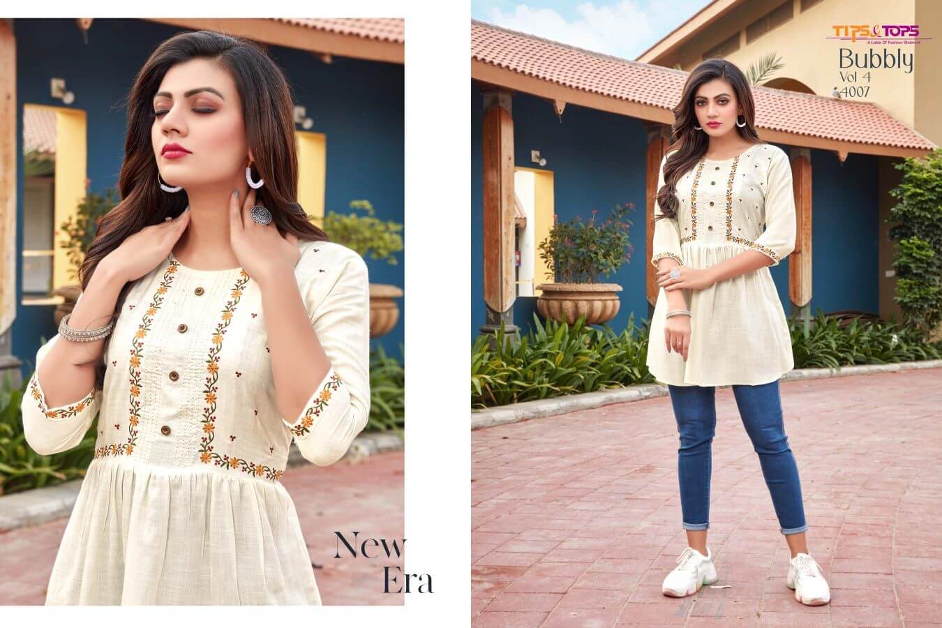 Tips And Tops Bubbly Vol 4 Rayon Western Tops Wholesale Catalog, Buy Full Catalog of Tips And Tops Bubbly Vol 4 Rayon Western Tops At Wholesale Price