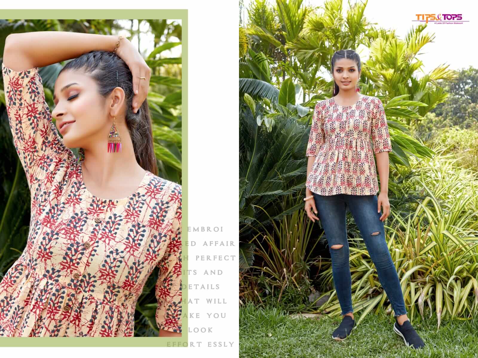 Tips And Tops Cotton Shorties Western Tops Catalog In Wholesale Price. Purchase Full Catalog of Tips And Tops Cotton Shotties In Wholesale Price