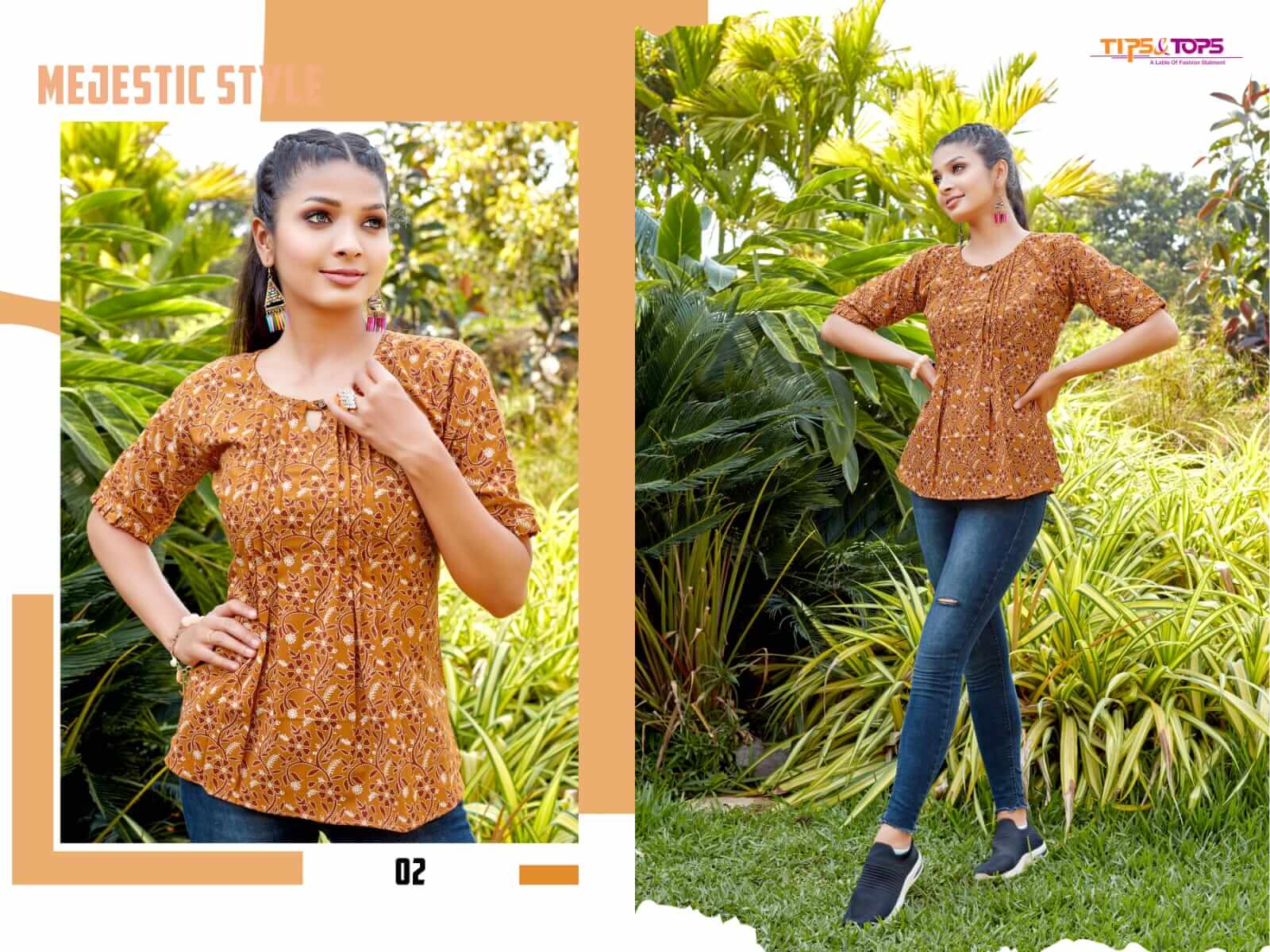 Tips And Tops Cotton Shorties Western Tops Catalog In Wholesale Price. Purchase Full Catalog of Tips And Tops Cotton Shotties In Wholesale Price