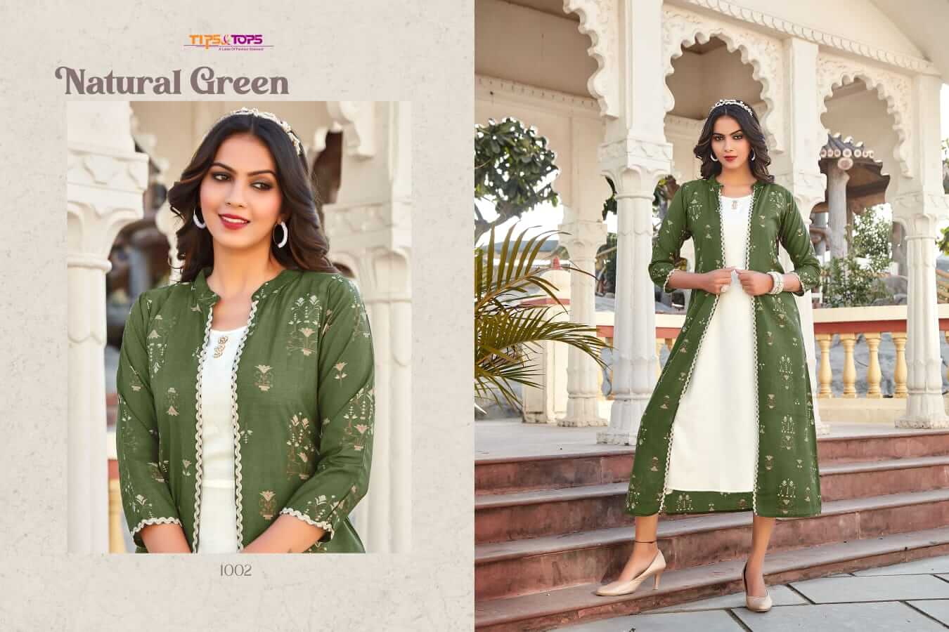 Tips And Tops Hello Jacks Kurti With Jacket Wholesale Catalog. Purchase Full Catalog of Kurti With Jacket In Wholesale Price Online