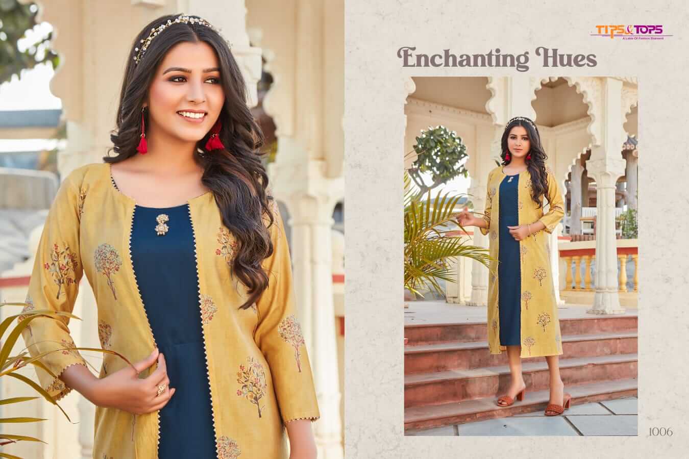 Tips And Tops Hello Jacks Kurti With Jacket Wholesale Catalog. Purchase Full Catalog of Kurti With Jacket In Wholesale Price Online