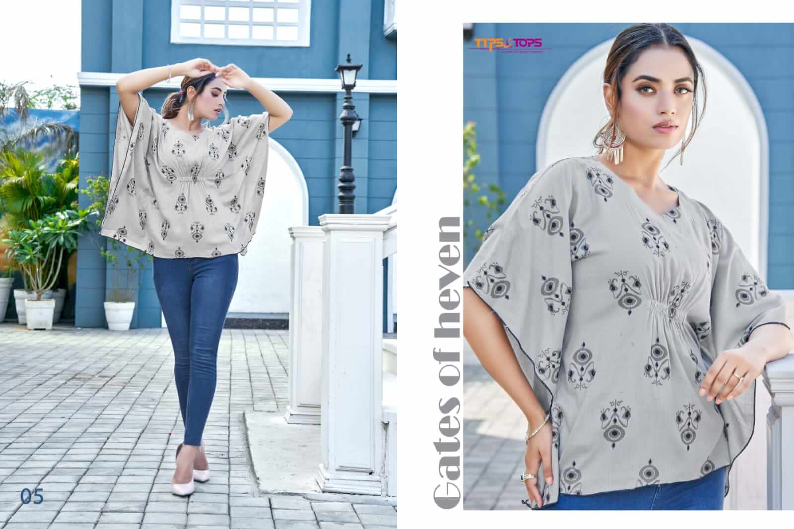 Tips And Tops Kaftans Tops Wholesale Catalog. Purchase Full Catalog of Kaftan Tops In Wholesale Price Online