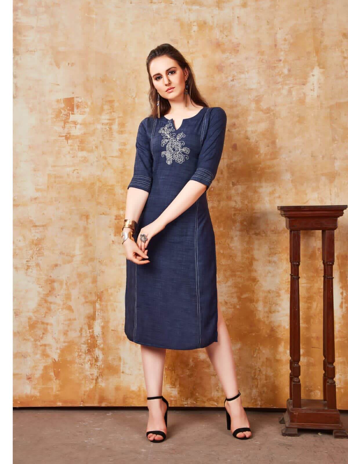 Tips And Tops Madame Rayon Kurtis Wholesale Catalog. Purchase Full Catalog Of Rayon Kurtis In Wholesale Price Onlile