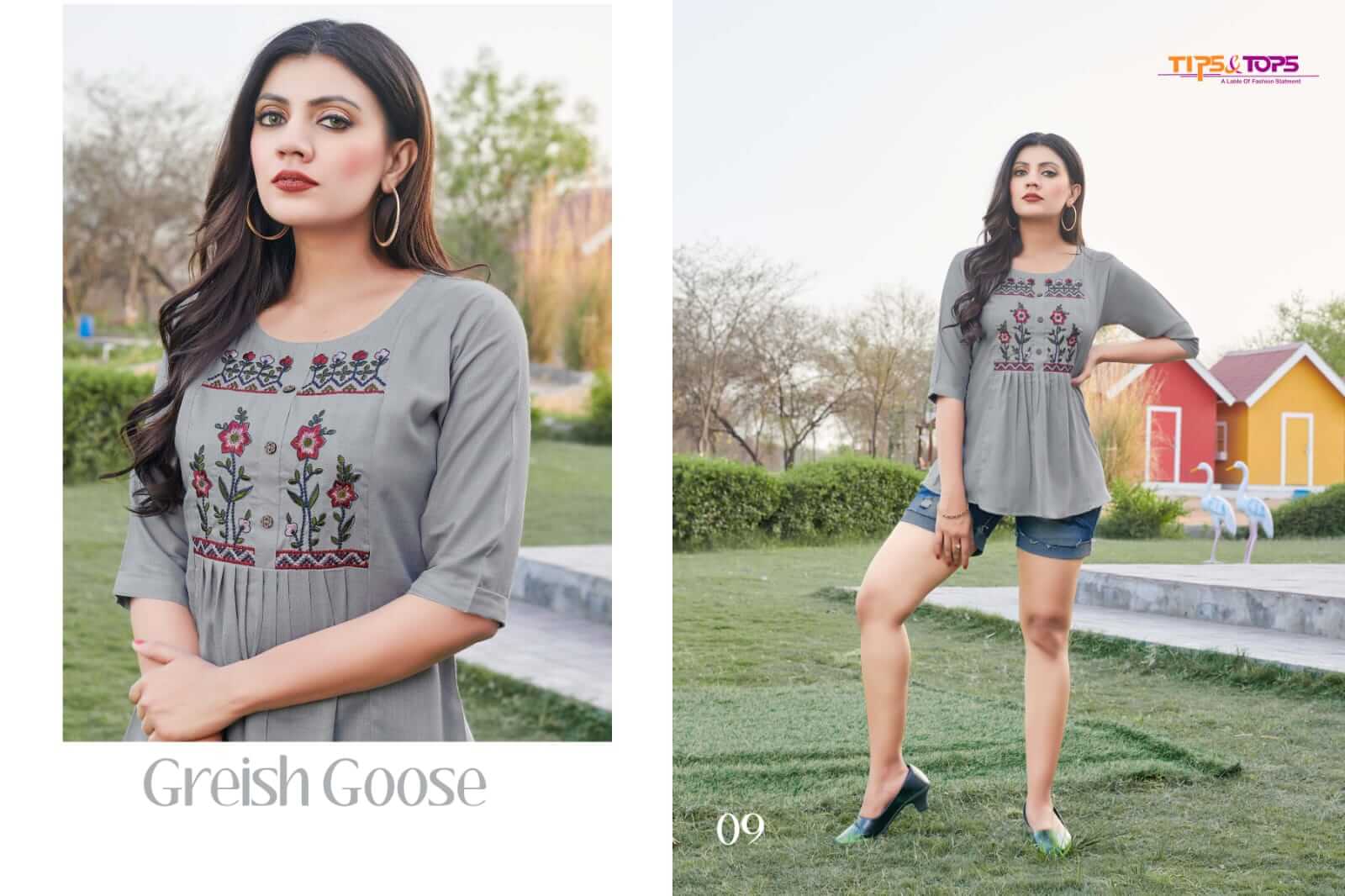 Tips And Tops Pulpy Vol 7 Western Top Wholesale Catalog. Purchase Full Catalog of Ladies Western Tops In Wholesale Price Online