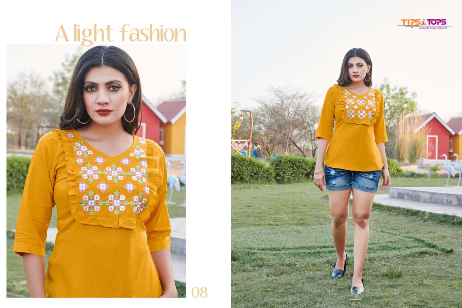 Tips And Tops Pulpy Vol 7 Western Top Wholesale Catalog. Purchase Full Catalog of Ladies Western Tops In Wholesale Price Online