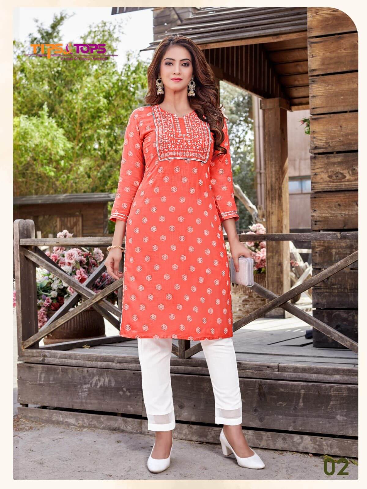 Tips And Tops Satrangi Party Wear Kurti With Pant Wholesale Catalog. Purchase Full Catalog of Party Wear Kurti With Pant In Wholesale Price Online