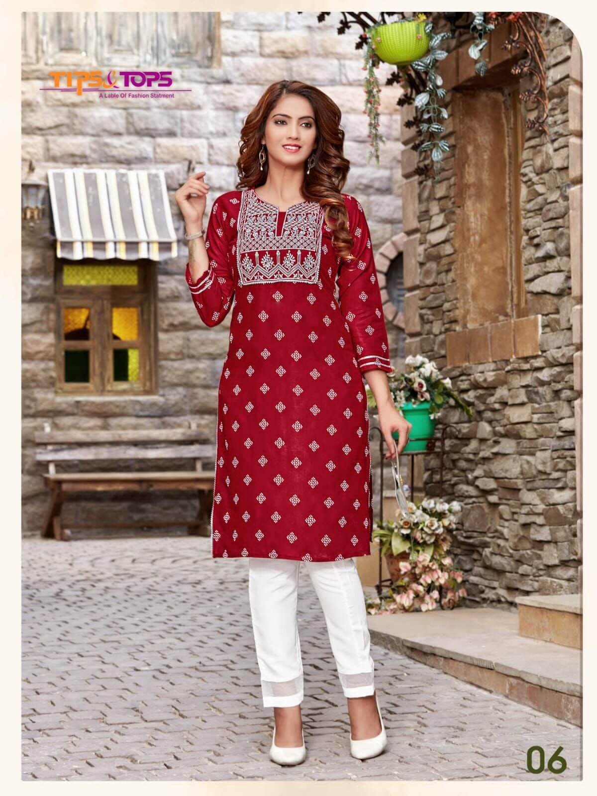 Tips And Tops Satrangi Party Wear Kurti With Pant Wholesale Catalog. Purchase Full Catalog of Party Wear Kurti With Pant In Wholesale Price Online