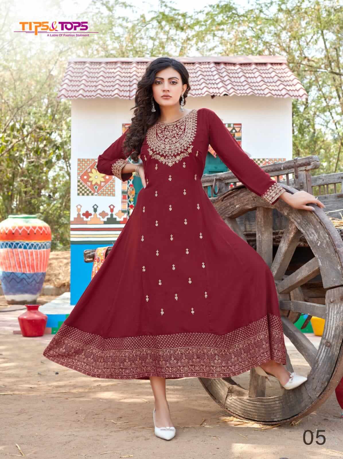 Tips And Tops Span Party Wear Kurti Catalog In Wholesale Price. Purchase Full Catalog of Tips And Tops Span In Wholesale Price Online