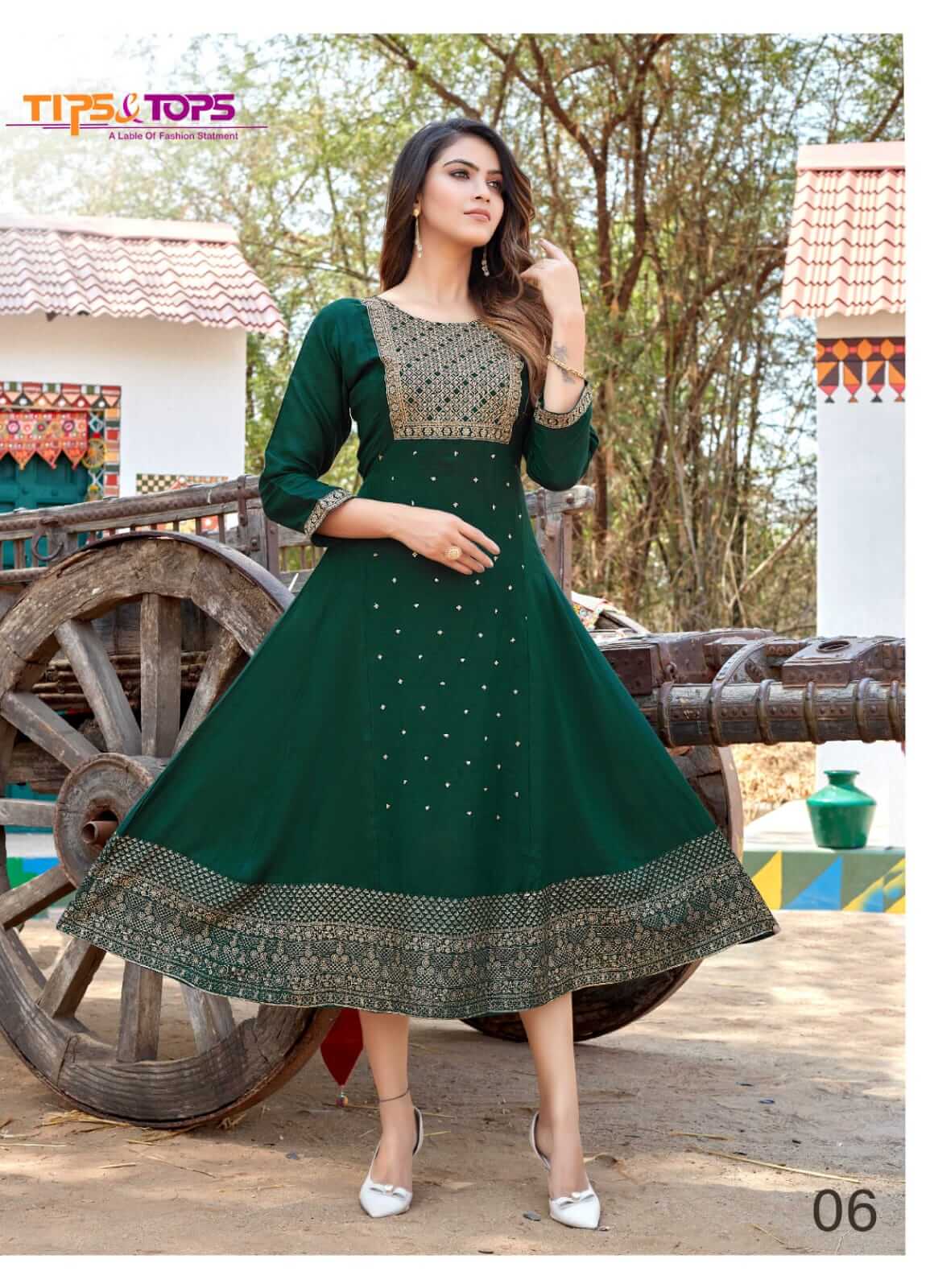 Tips And Tops Span Party Wear Kurti Catalog In Wholesale Price. Purchase Full Catalog of Tips And Tops Span In Wholesale Price Online