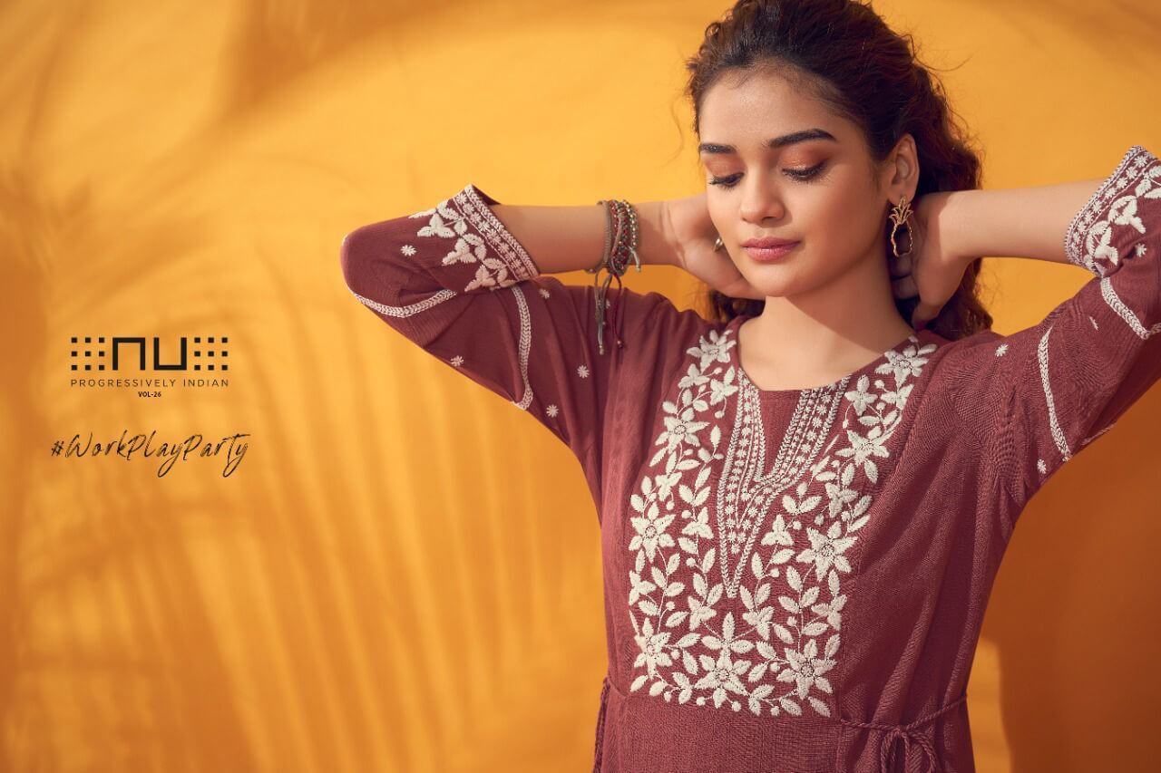 NU Vol 26 Lucknowi Western Top Wholesale Catalog. Purchase Full Catalog of Lucknowi Western Top In Wholesale Price Online