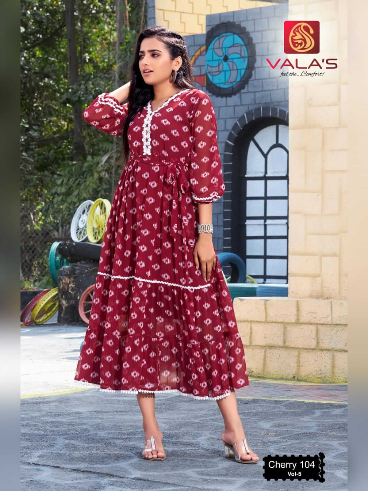 Valas Cherry Vol 5 Women Gown Wholesale Catalog. Purchase Full Catalog of Women Gown In Wholesale Price Online