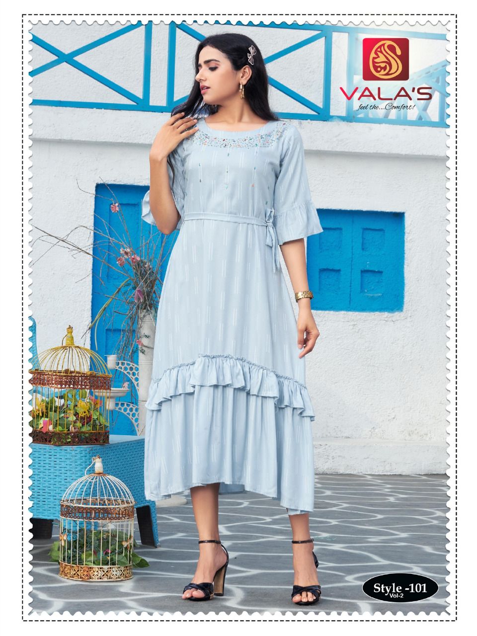 Valas Style Vol 2 Rayon Gown Wholesale Catalog. Purchase Full Catalog of Rayon Gown In Wholesale Price Online