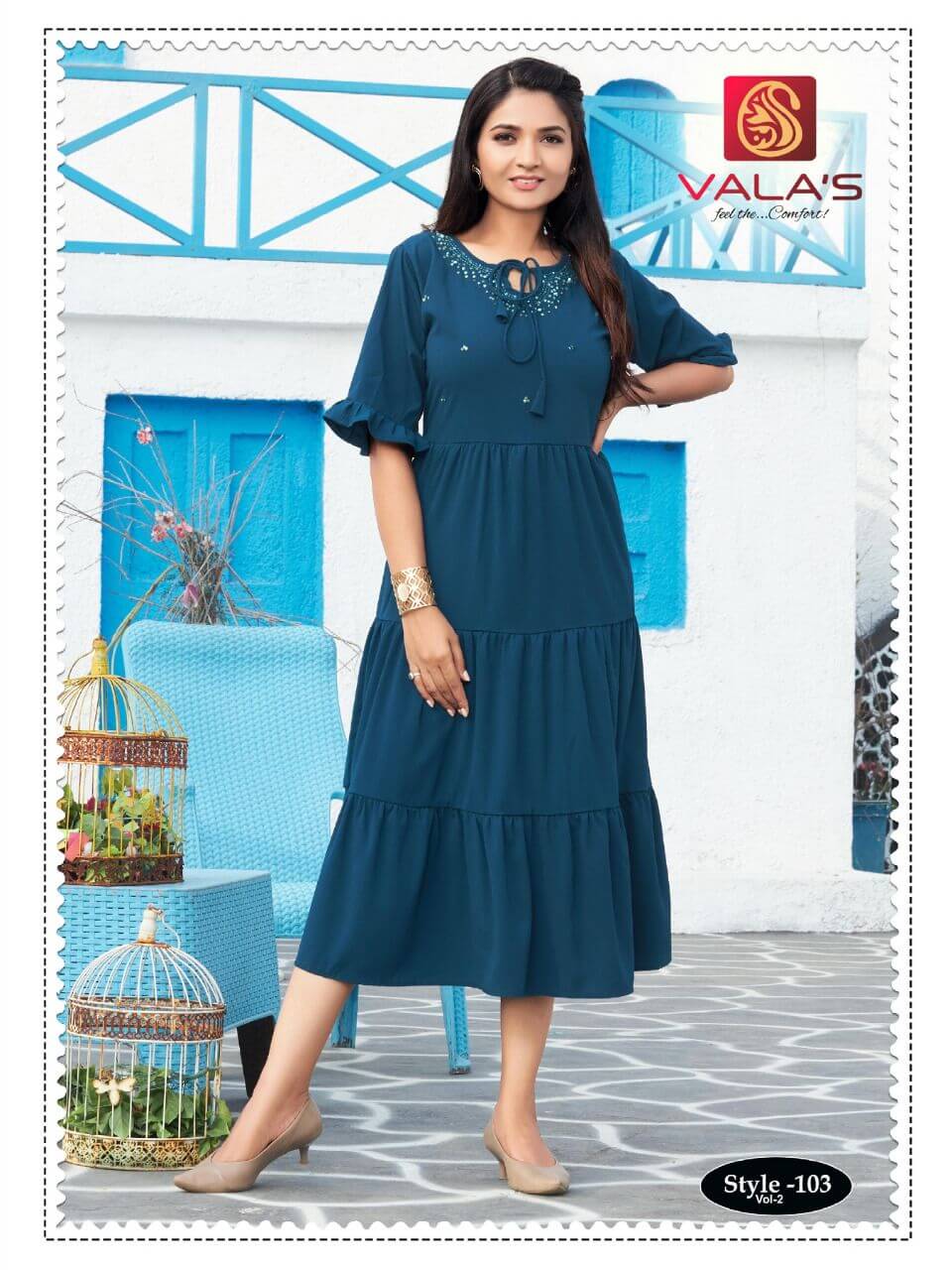 Valas Style Vol 2 Rayon Gown Wholesale Catalog. Purchase Full Catalog of Rayon Gown In Wholesale Price Online