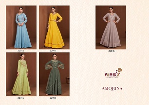 Vamika Amorina 7 Partywear Gown Wholesale Collection