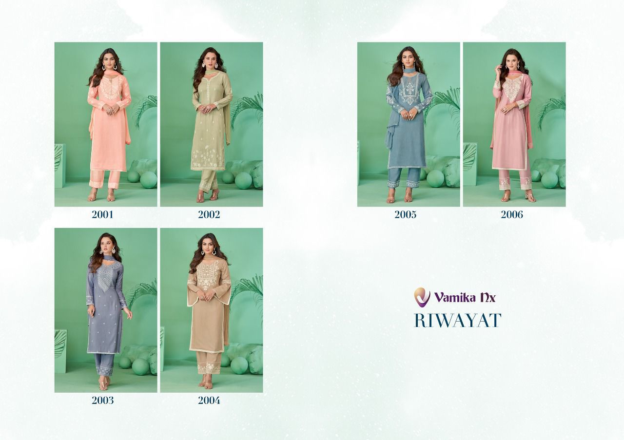 Vamika Nx Riwayat Viscose Readymade Dress Catalog In Wholesale Price. Purchase Full Catalog of Vamika Nx Riwayat In Wholesale Price Online