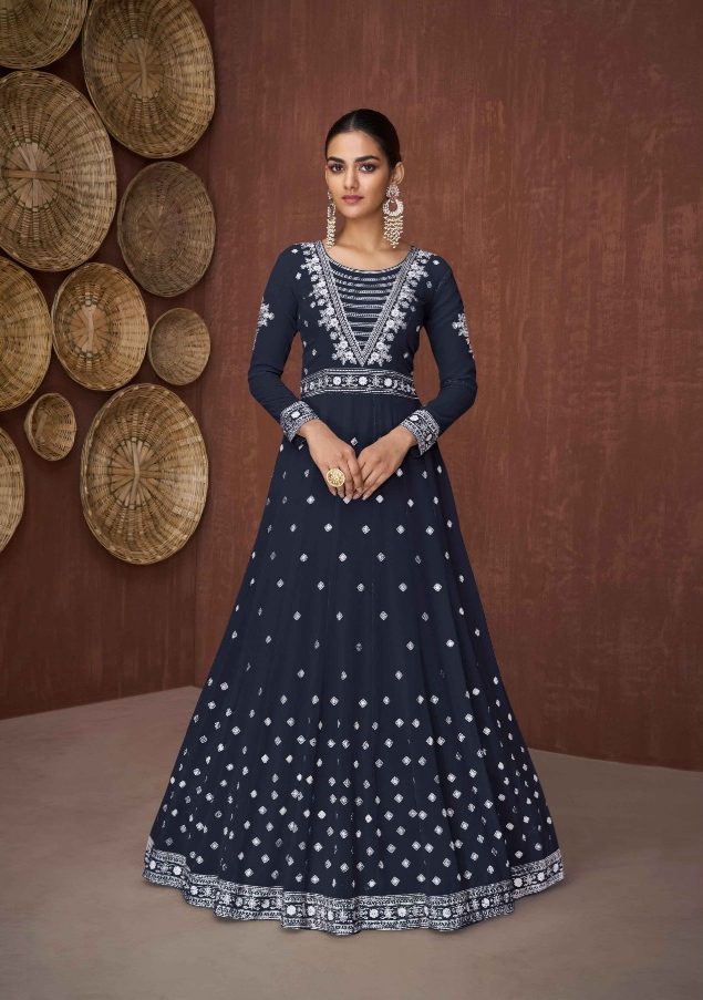 Vamika Siya Colours Party Wear Gown Wholesale Catalog. Purchase Full Catalog of Party Wear Gown In Wholesale Price Online