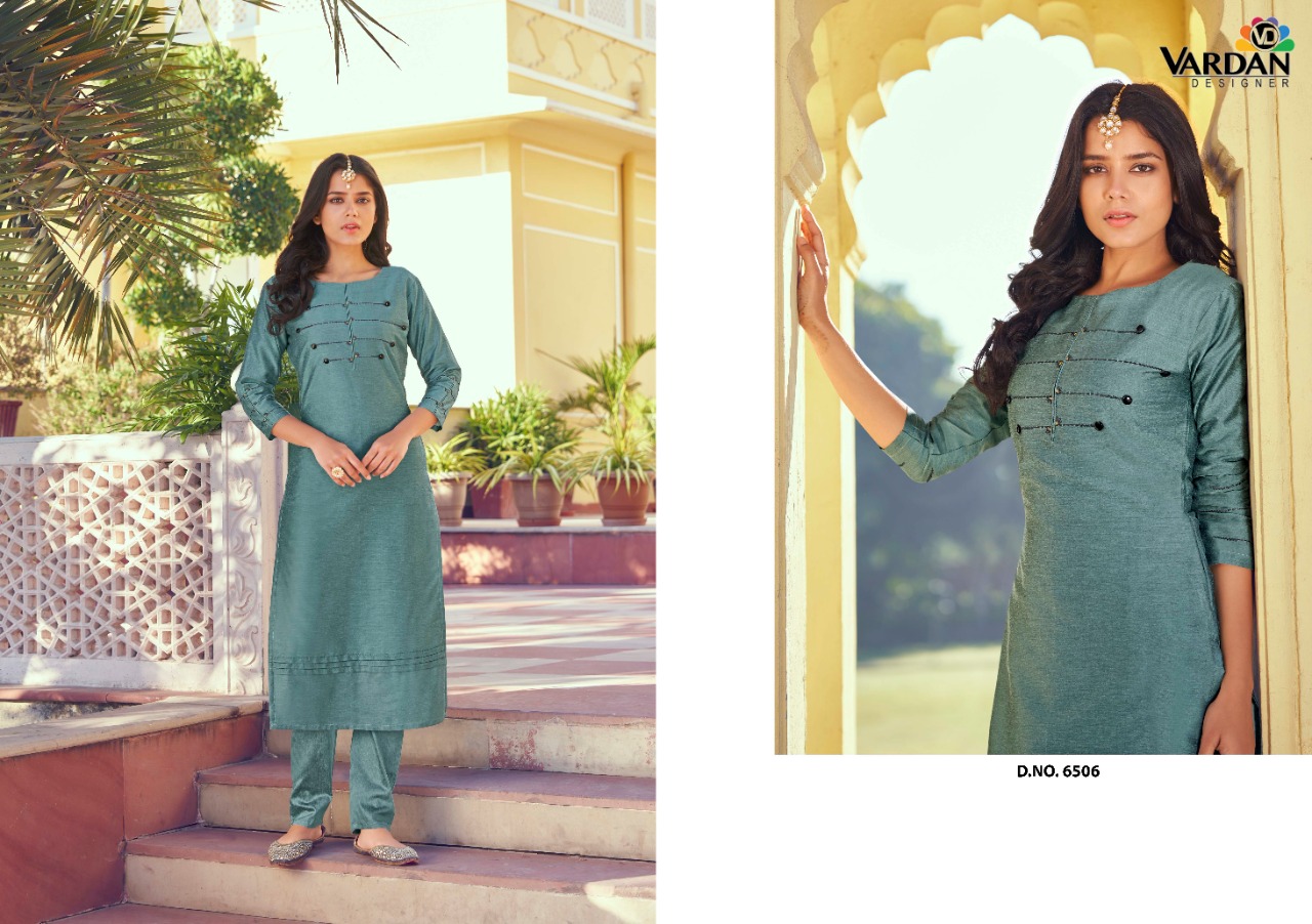 Vardan Raahat Vol 2 Kurti With Pant Wholesale Catalog. Purchase Full Catalog of Kurti With Pant Wholesale Price Online